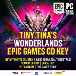 Tiny Tina’s Wonderlands – PC Epic Games Clave Global (Key) – Entrega Inmediata