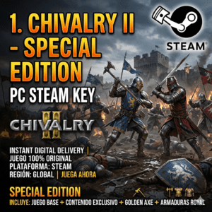 Chivalry II – PC Steam Clave Global (Key) – Entrega Inmediata