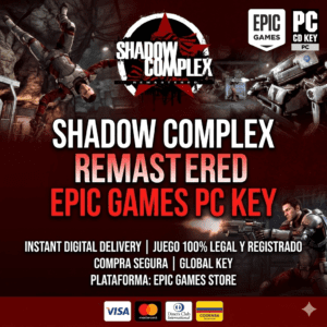 Shadow Complex Remastered – PC Epic Games Clave Global (Key) – Entrega Inmediata